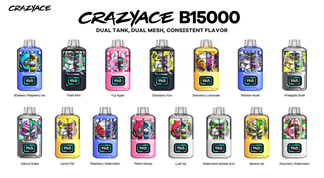 CRAZYACE B15000 Dual Tank 2 x 8ml - Image 4