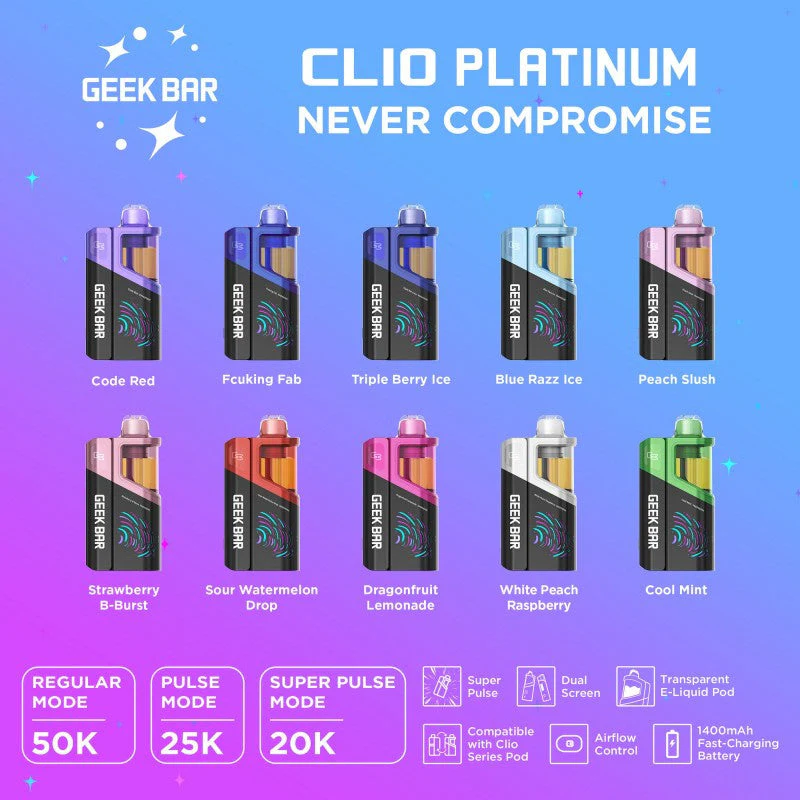 Geek Bar CLIO Platinum 50K Kit - Image 4