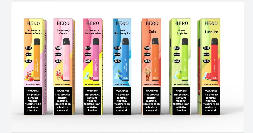 HERO 6% Nic 850 Puffs - Image 3