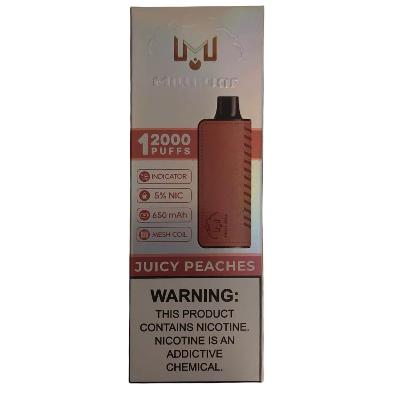 Juicy Peaches - Milli Bar 12000 - Image 2