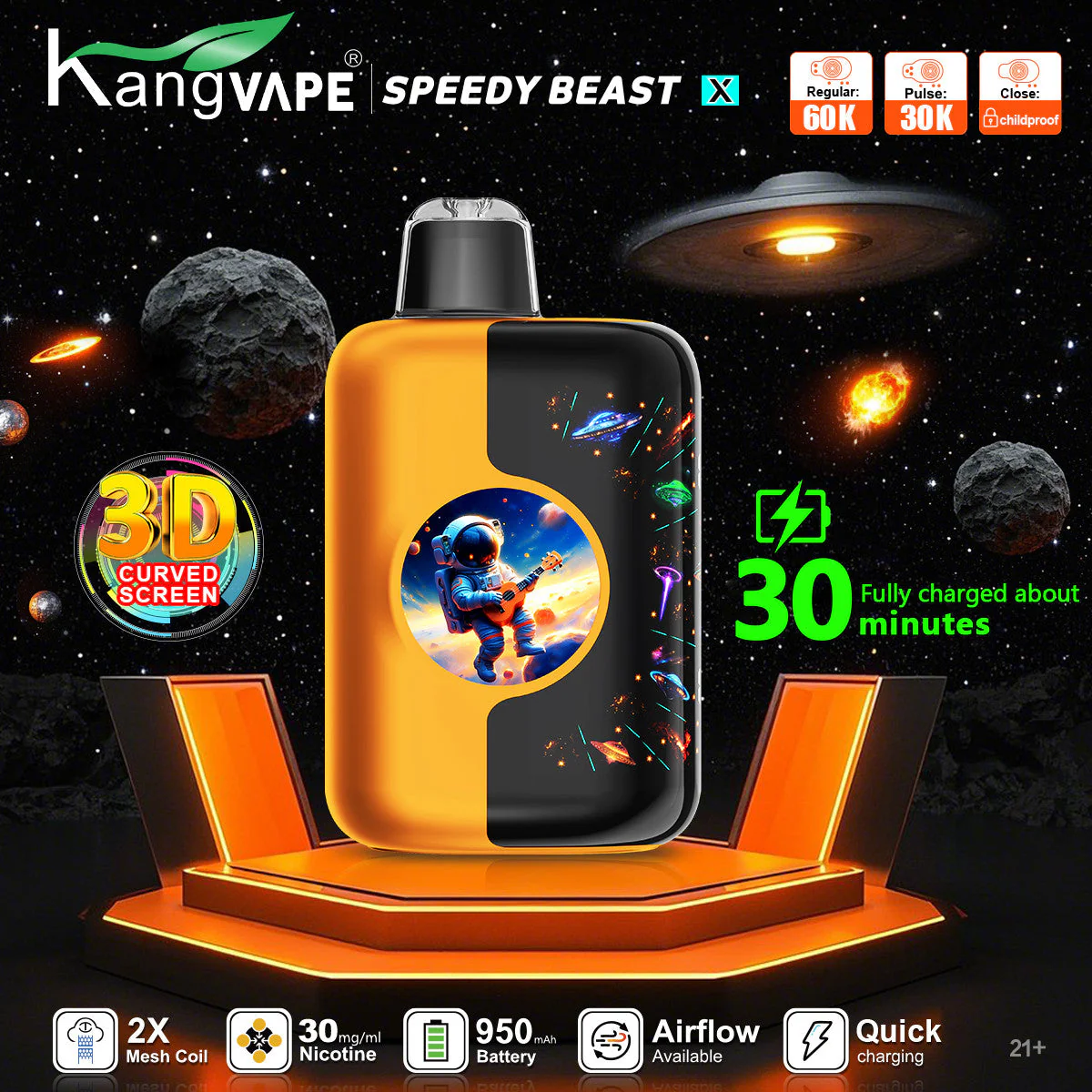 Kangvape SPEEDY BEAST X 60K - Image 3