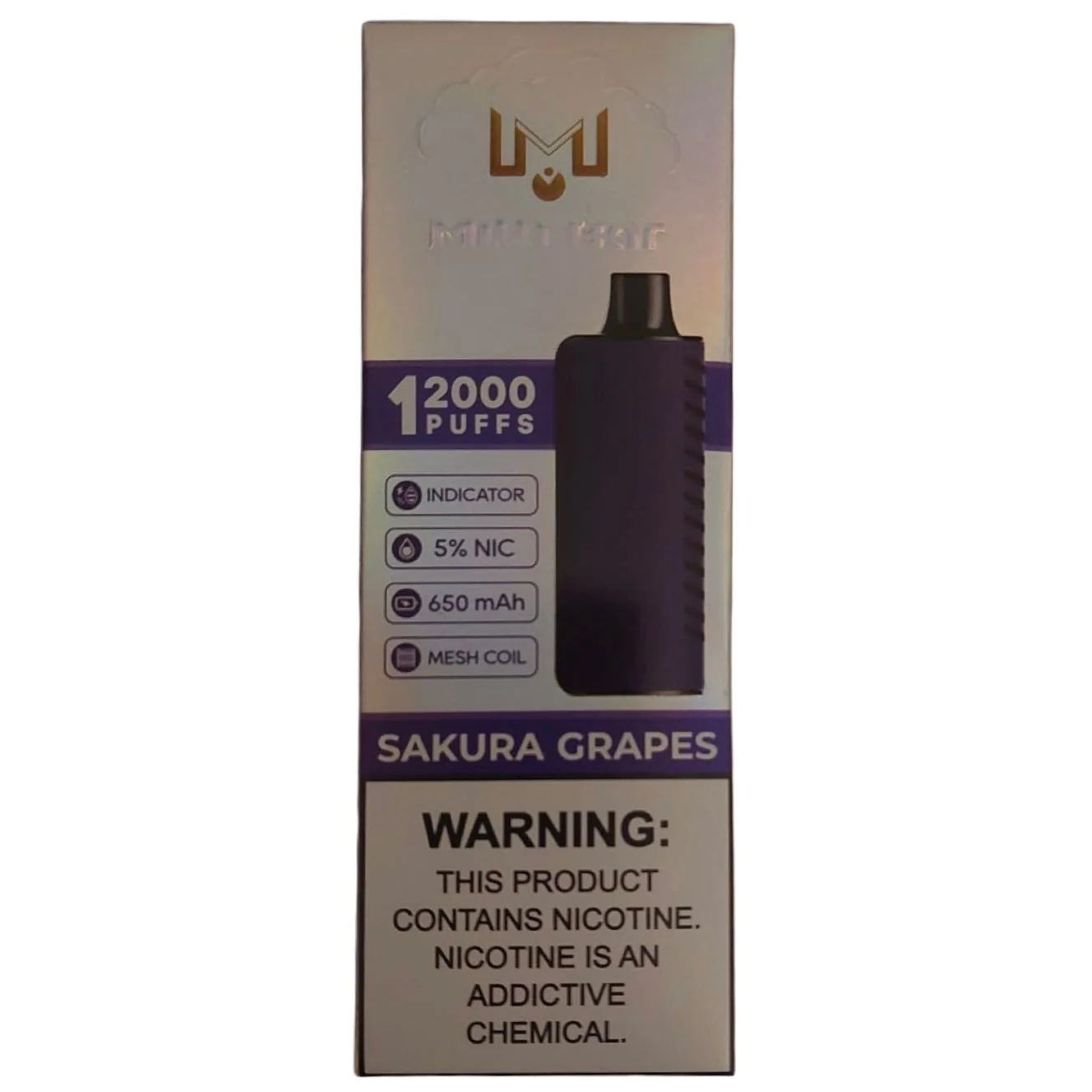 Sakura Grapes - Milli Bar 12000 - Image 2