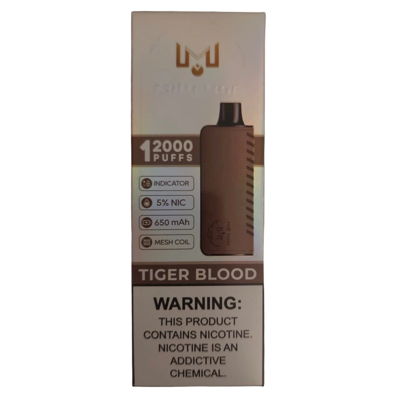 Tiger Blood - Milli Bar 12000